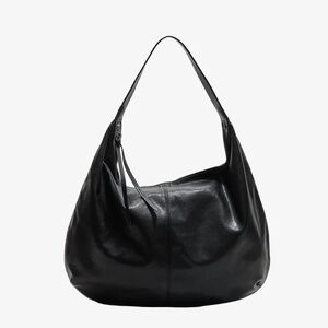 Stradivarius Black Faux Leather Bag
